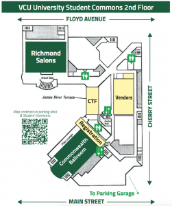 VCU Commons Floor Map